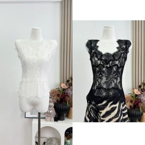 Woppei Lace V-Neck Slim Fit Camisole Women's Summer Tank Top